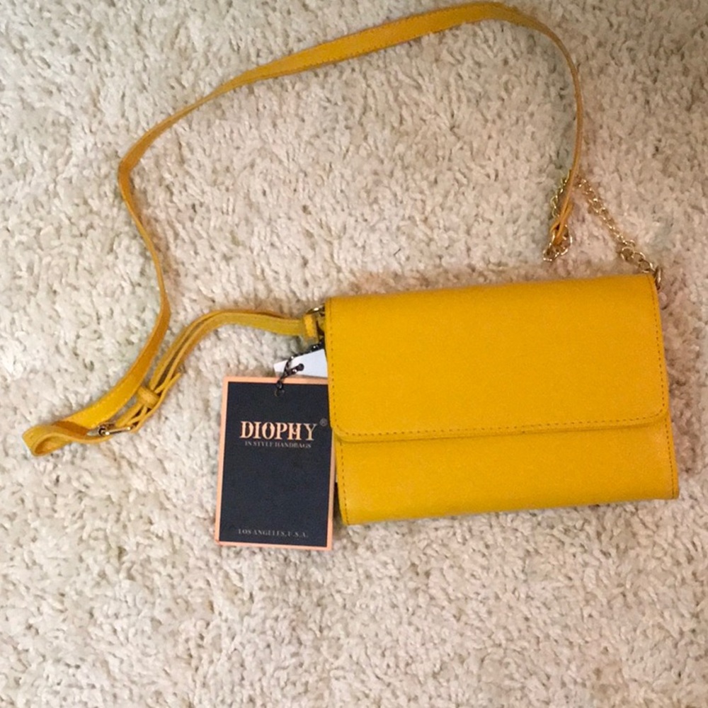 Mustard color handbag